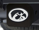 Tow Hitch Covers NCAA Iowa Black Hitch Cover 4 1/2"x3 3/8"