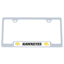 NCAA - Iowa Hawkeyes Bling Tag Frame-Automotive Accessories,Tag Frames,Bling Tag Frames,College Bling Tag Frames-JadeMoghul Inc.