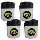 NCAA - Iowa Hawkeyes Clip Magnet with Bottle Opener, 4 pack-Other Cool Stuff,College Other Cool Stuff,Iowa Hawkeyes Other Cool Stuff-JadeMoghul Inc.