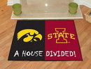 Large Area Rugs Cheap NCAA Iowa State House Divided Rug 33.75"x42.5"