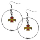 NCAA - Iowa St. Cyclones 2 Inch Hoop Earrings-Jewelry & Accessories,Earrings,2 inch Hoop Earrings,College Hoop Earrings-JadeMoghul Inc.
