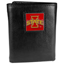 NCAA - Iowa St. Cyclones Deluxe Leather Tri-fold Wallet-Wallets & Checkbook Covers,Tri-fold Wallets,Deluxe Tri-fold Wallets,Window Box Packaging,College Tri-fold Wallets-JadeMoghul Inc.