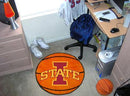 Round Rugs NCAA Iowa State Basketball Mat 27" diameter