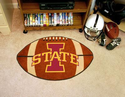 Cheap Rugs For Sale NCAA Iowa State Football Ball Rug 20.5"x32.5"