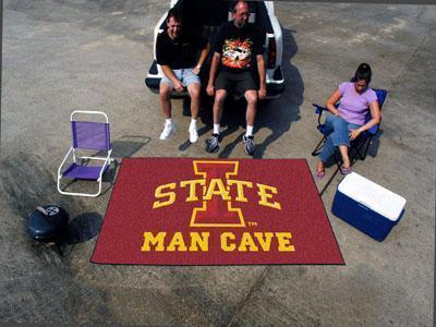 Outdoor Rug NCAA Iowa State Man Cave UltiMat 5'x8' Rug