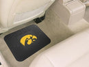 Rubber Car Floor Mats NCAA Iowa Utility Car Mat 14"x17"