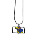 NCAA - Kansas Jayhawks State Charm Necklace-Jewelry & Accessories,Necklaces,State Charm Necklaces,College State Charm Necklaces-JadeMoghul Inc.