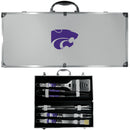 NCAA - Kansas St. Wildcats 8 pc Tailgater BBQ Set-Tailgating & BBQ Accessories,College Tailgating Accessories,Kansas St. Wildcats Tailgating Accessories-JadeMoghul Inc.