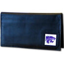 NCAA - Kansas St. Wildcats Deluxe Leather Checkbook Cover-Wallets & Checkbook Covers,Checkbook Covers,Wallet Checkbook Covers,Window Box Packaging,College Wallet Checkbook Covers-JadeMoghul Inc.