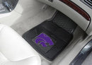 Weather Car Mats NCAA Kansas State 2-pc Vinyl Front Car Mats 17"x27"