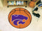 Round Area Rugs NCAA Kansas State Basketball Mat 27" diameter