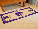 Hallway Runner Rug NCAA Kansas State Basketball Court Runner Mat 30"x72"