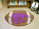 Modern Rugs NCAA Kansas State Football Ball Rug 20.5"x32.5"