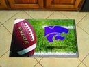 Welcome Mat NCAA Kansas State Scraper Mat 19"x30" Ball