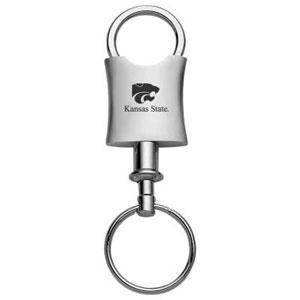 NCAA - Kansas State Wildcats Valet Key Chain-Key Chains,Etched Key Chains,College Etched Key Chains-JadeMoghul Inc.