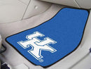Car Mats NCAA Kentucky 2-pc Carpeted Front Car Mats 17"x27"