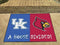 Large Rugs NCAA Kentucky Louisville House Divided Rug 33.75"x42.5"