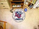 Small Round Rugs NCAA Liberty Soccer Ball 27" diameter