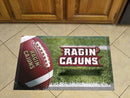 Outdoor Welcome Mats NCAA Louisiana-Lafayette Scraper Mat 19"x30" Ball