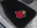 Custom Car Mats NCAA Louisville 2-pc Embroidered Front Car Mats 18"x27"