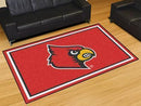 5x8 Area Rugs NCAA Louisville 5'x8' Plush Rug