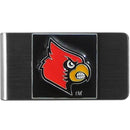 NCAA - Louisville Cardinals Steel Money Clip-Wallets & Checkbook Covers,Money Clips,Steel Money Clips,College Steel Money Clips-JadeMoghul Inc.