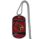 NCAA - Louisville Cardinals Tag Necklace-Jewelry & Accessories,Necklaces,Tag Necklaces,College Tag Necklaces-JadeMoghul Inc.
