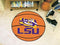 Round Rugs NCAA LSU Basketball Mat 27" diameter