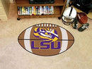 Modern Rugs NCAA LSU Football Ball Rug 20.5"x32.5"