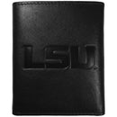 NCAA - LSU Tigers Embossed Leather Tri-fold Wallet-Wallets & Checkbook Covers,College Wallets,College Tri-fold Wallets,Leather Tri-fold Wallets-JadeMoghul Inc.