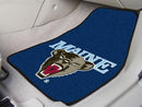 Car Mats NCAA Maine 2-pc Carpeted Front Car Mats 17"x27"