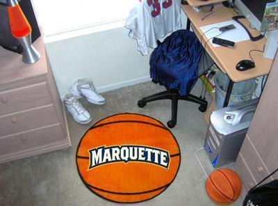 Round Rugs For Sale NCAA Marquette Basketball Mat 27" diameter