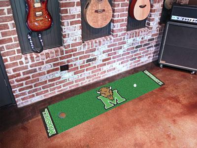 Rugs NCAA Marshall Putting Green Mat 18"x72" Golf Accessories