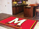 5x8 Rug NCAA Maryland 5'x8' Plush Rug