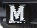 Trailer Hitch Covers NCAA Maryland Black Hitch Cover 4 1/2"x3 3/8"