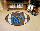 Modern Rugs NCAA Memphis Football Ball Rug 20.5"x32.5"