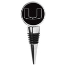 NCAA - Miami Hurricanes Wine Stopper-Tailgating & BBQ Accessories,Wine Accessories,Wine Stopper,College Wine Stopper-JadeMoghul Inc.
