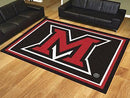 8x10 Rug NCAA Miami (OH) 8'x10' Plush Rug