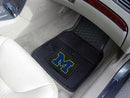 Weather Car Mats NCAA Michigan 2-pc Vinyl Front Car Mats 17"x27"