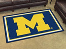 4x6 Rug NCAA Michigan 4'x6' Plush Rug