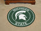 Round Rugs For Sale NCAA Michigan State Roundel Mat 27" diameter