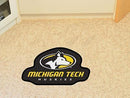 Custom Rugs NCAA Michigan Tech University Mascot Custom Shape Mat