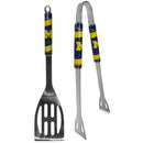 NCAA - Michigan Wolverines 2 pc Steel BBQ Tool Set-Tailgating & BBQ Accessories,BBQ Tools,2 pc Steel Tool Set,College 2 pc Steel Tool Set-JadeMoghul Inc.