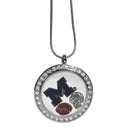NCAA - Michigan Wolverines Locket Necklace-Jewelry & Accessories,Necklaces,Locket Necklaces,College Locket Necklaces-JadeMoghul Inc.