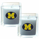 NCAA - Michigan Wolverines Scented Candle Set-Home & Office,Candles,Candle Sets,College Candle Sets-JadeMoghul Inc.