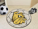 Round Entry Rugs NCAA Minnesota-Duluth Soccer Ball 27" diameter