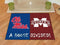 Large Rugs NCAA Mississippi  State House Divided Rug 33.75"x42.5"