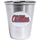 NCAA - Mississippi Rebels Steel Shot Glass-Beverage Ware,Shot Glasses,Steel Glasses,College Steel Glasses-JadeMoghul Inc.