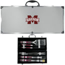 NCAA - Mississippi St. Bulldogs 8 pc Tailgater BBQ Set-Tailgating & BBQ Accessories,College Tailgating Accessories,Mississippi St. Bulldogs Tailgating Accessories-JadeMoghul Inc.