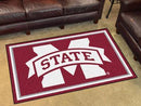 4x6 Rug NCAA Mississippi State 4'x6' Plush Rug